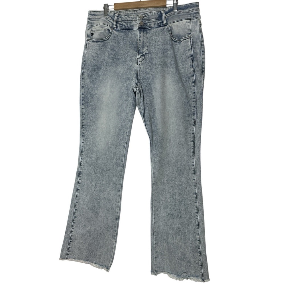 KanCan Jeans 20W‎ Women's High Rise Boot Cut  Stretch Blue Classic Tall Plus